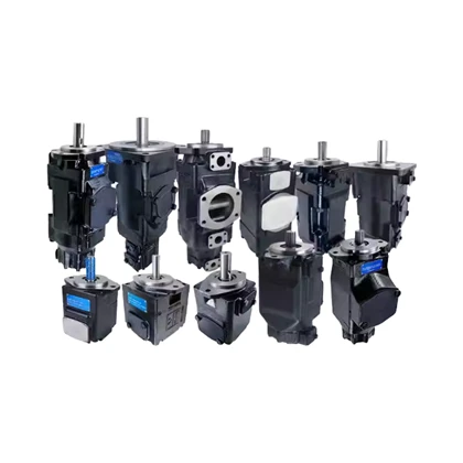 ปั๊มไฮดรอลิกอุตสาหกรรม T6EE-042-042-2R00-A13-M0 T6EE-052-052-2L01-A12-M0+T6C-025-3L03-B1